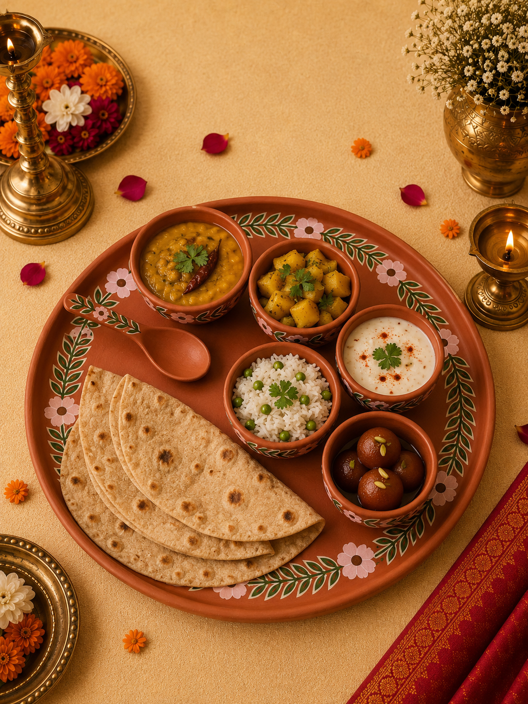 The Gul-Mohar Thal Set