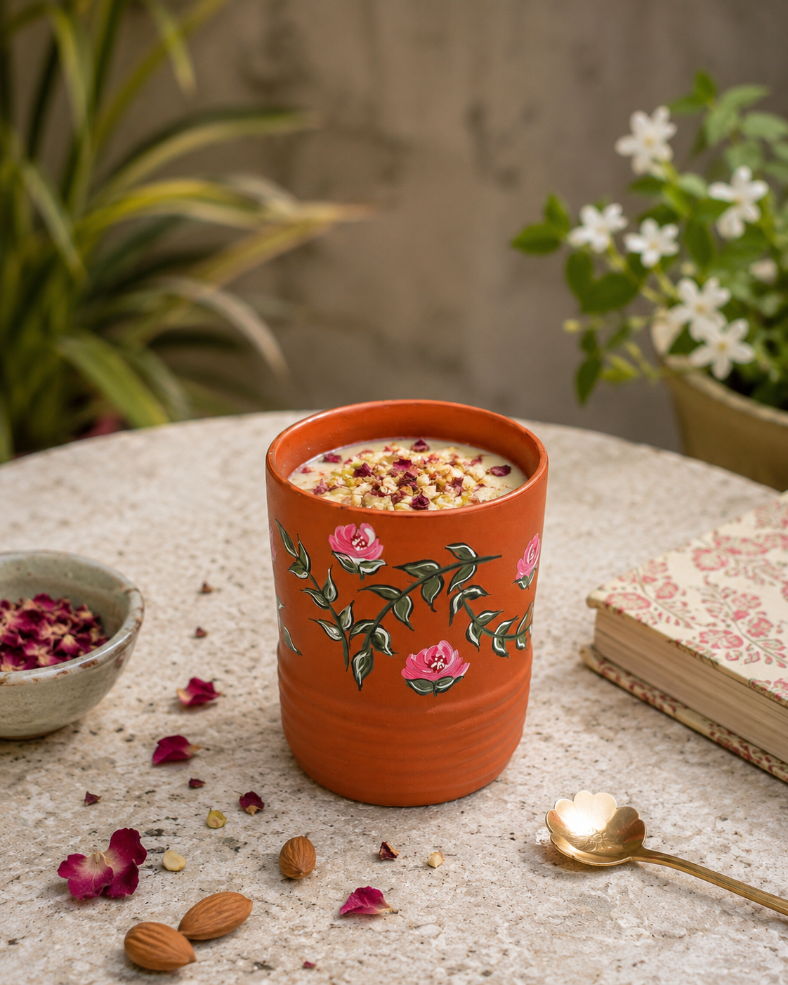 Kamalam Ceramic Rose Glass
