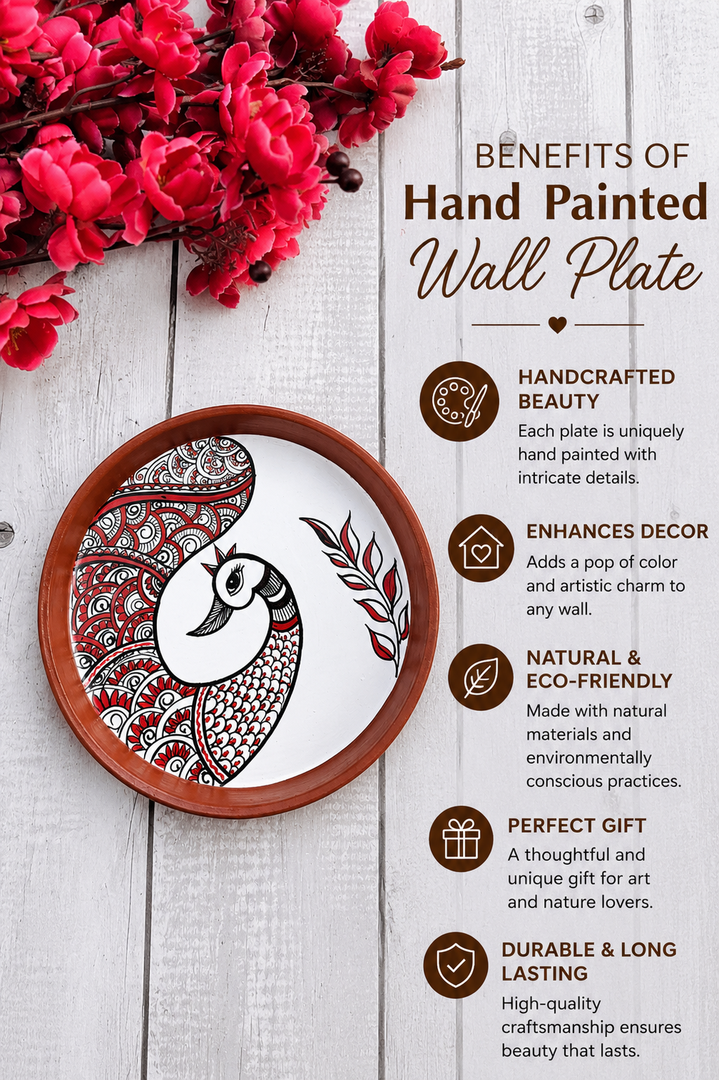 Royale Peacock Wall Plate