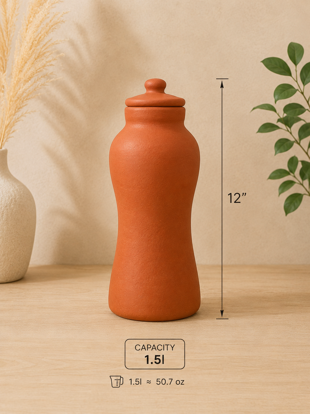 White Blossom Jar Bottle