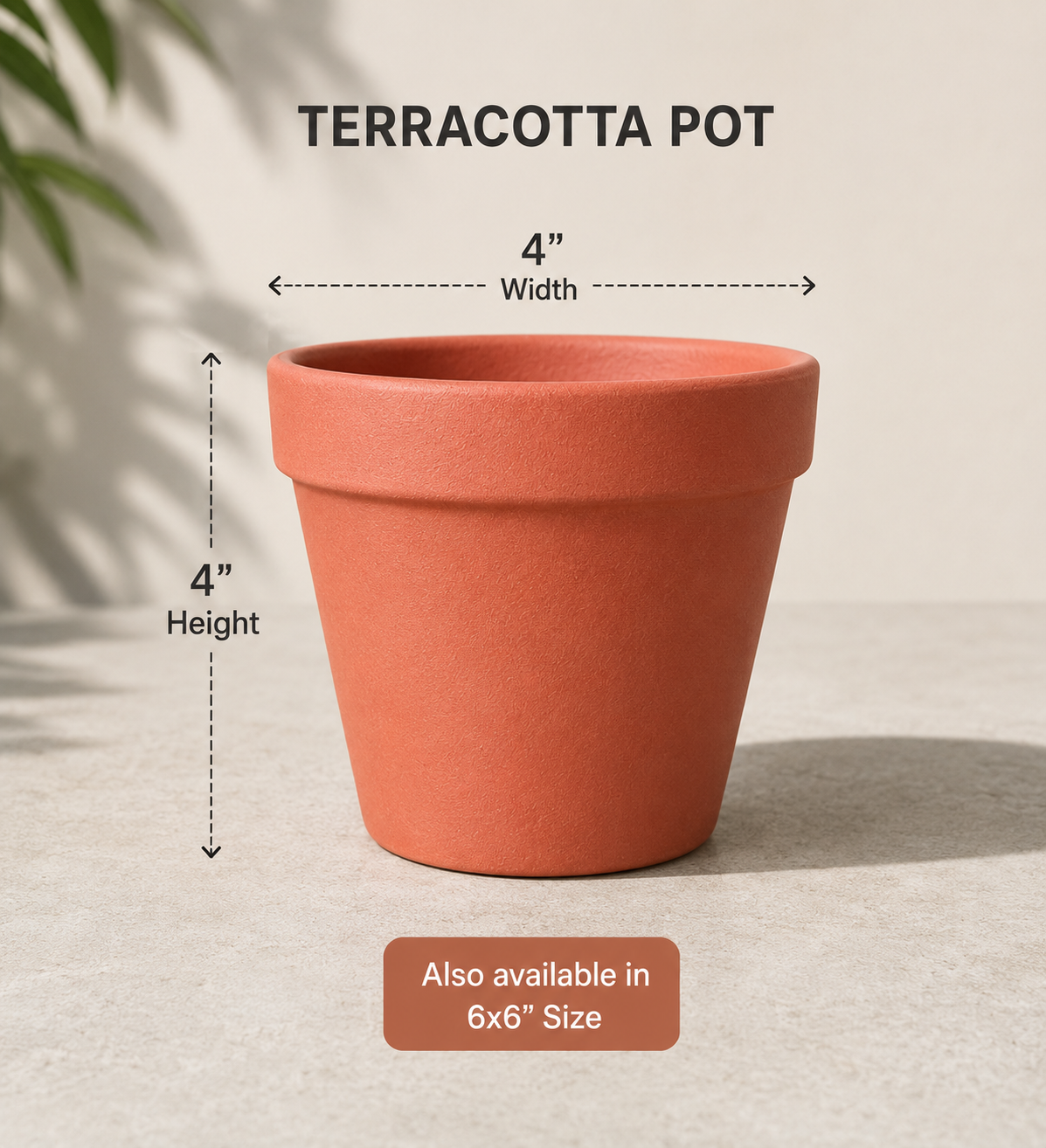 Orange Leaf Planter