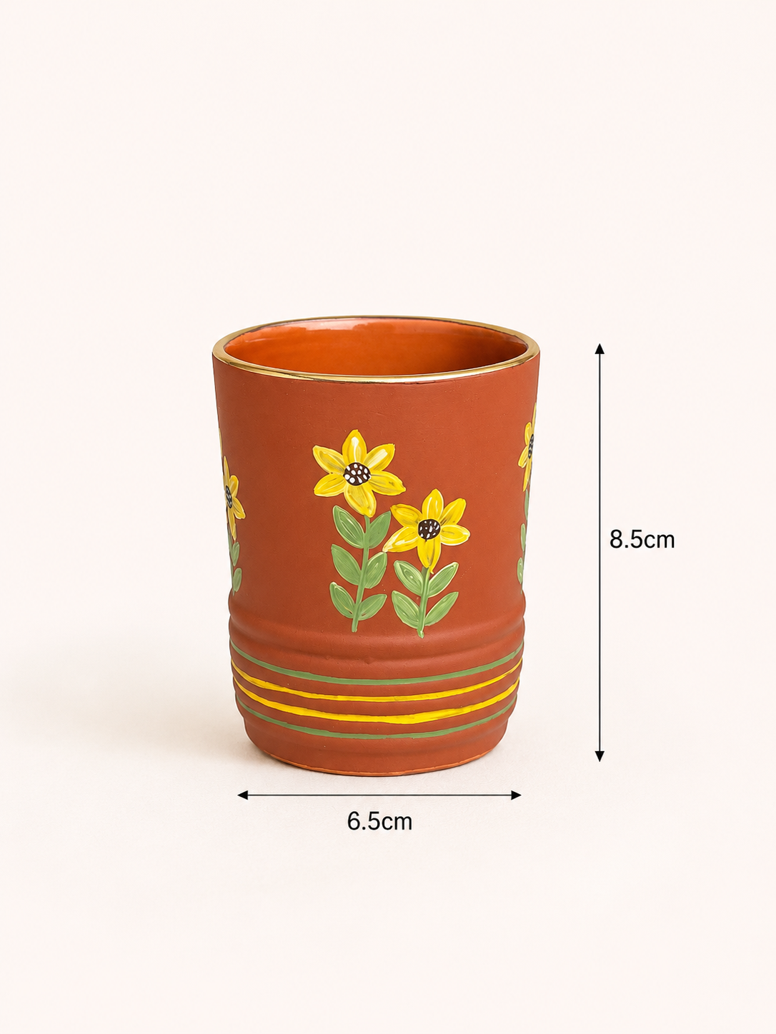 Kamalam Cermaic Sunflower Glass
