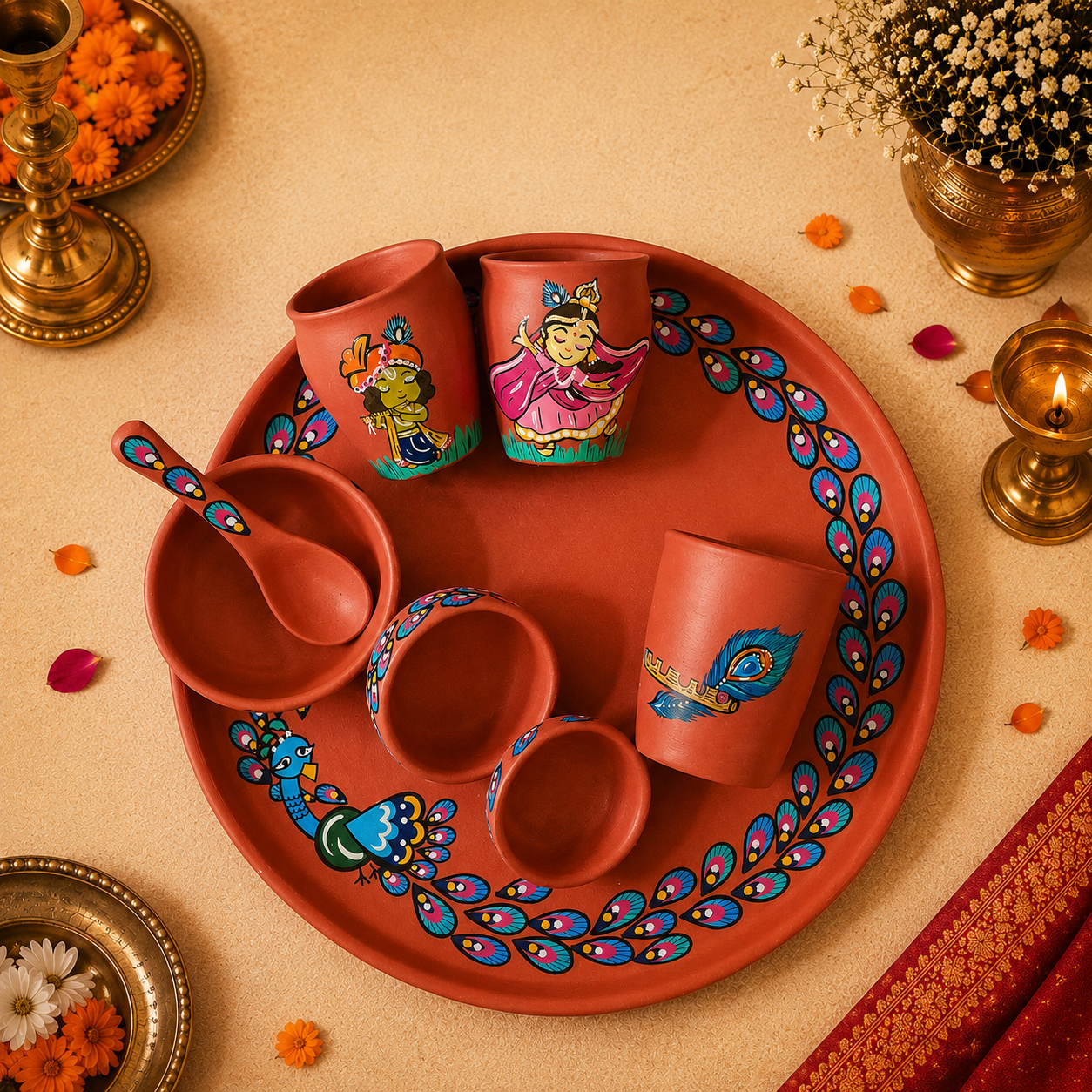 Radha Rani Special Bhog Thal Set