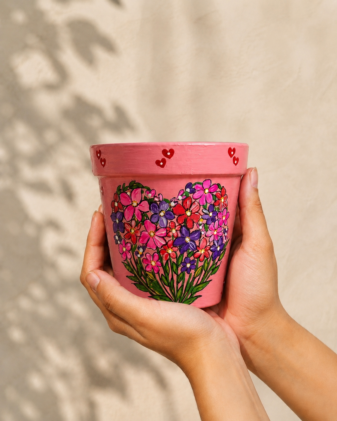 Petals from Heart Planter Set