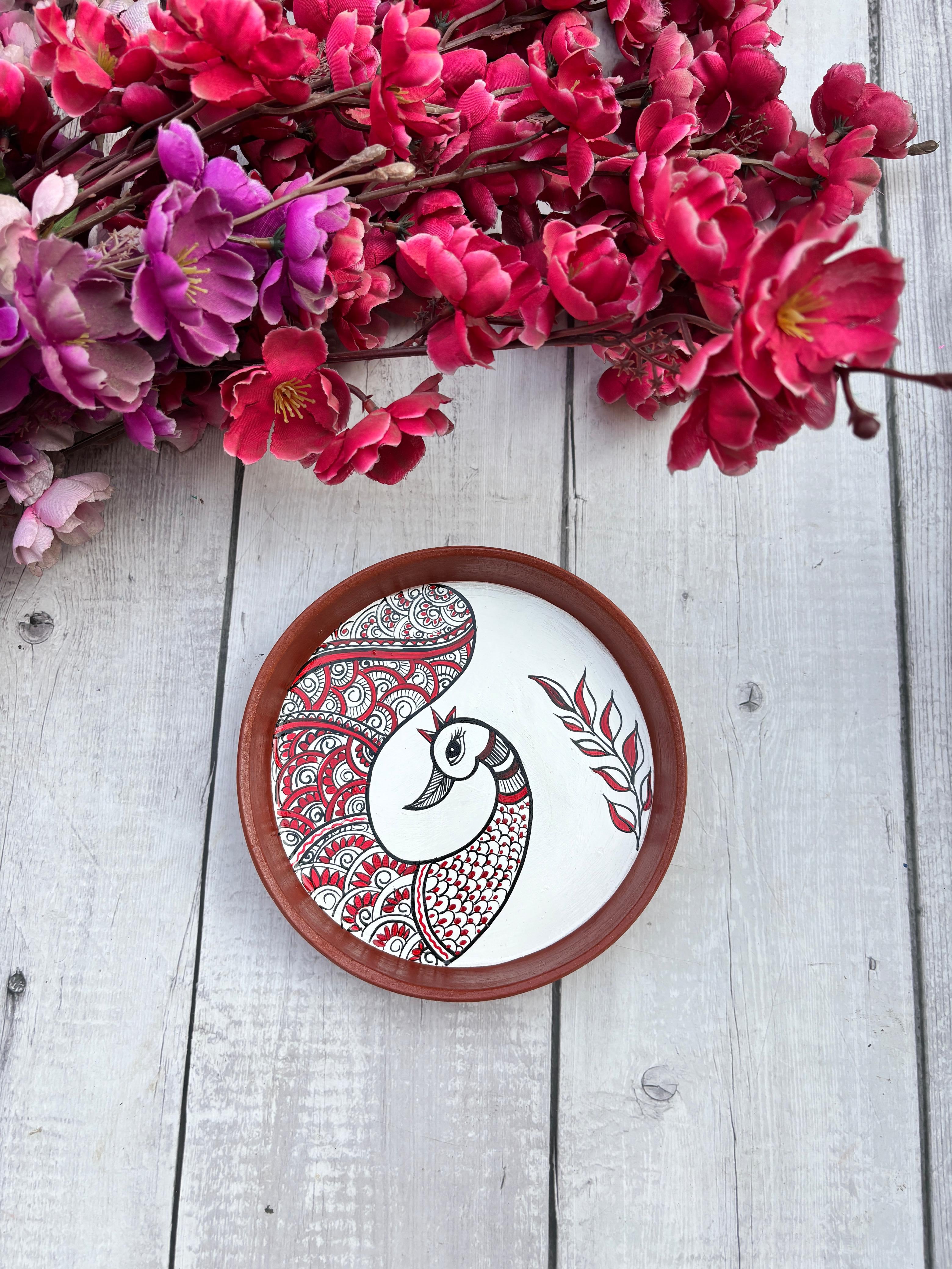 Royale Peacock Wall Plate